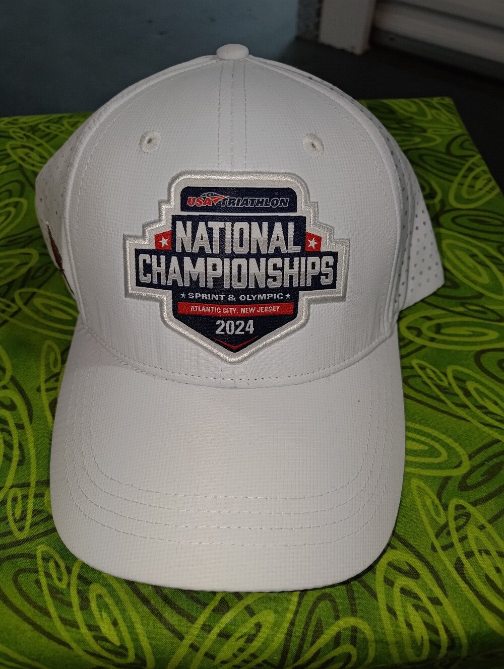 2024 USA Triathlon National Championships Sprint & Olympic Mesh Snapback Cap